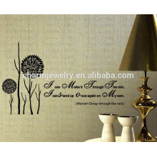 natural wall stickerfor freedom wall sticker for bedroom QTS049